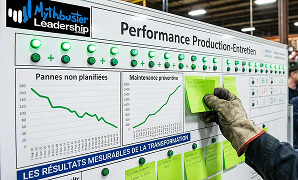 travailleurs regardant une machine